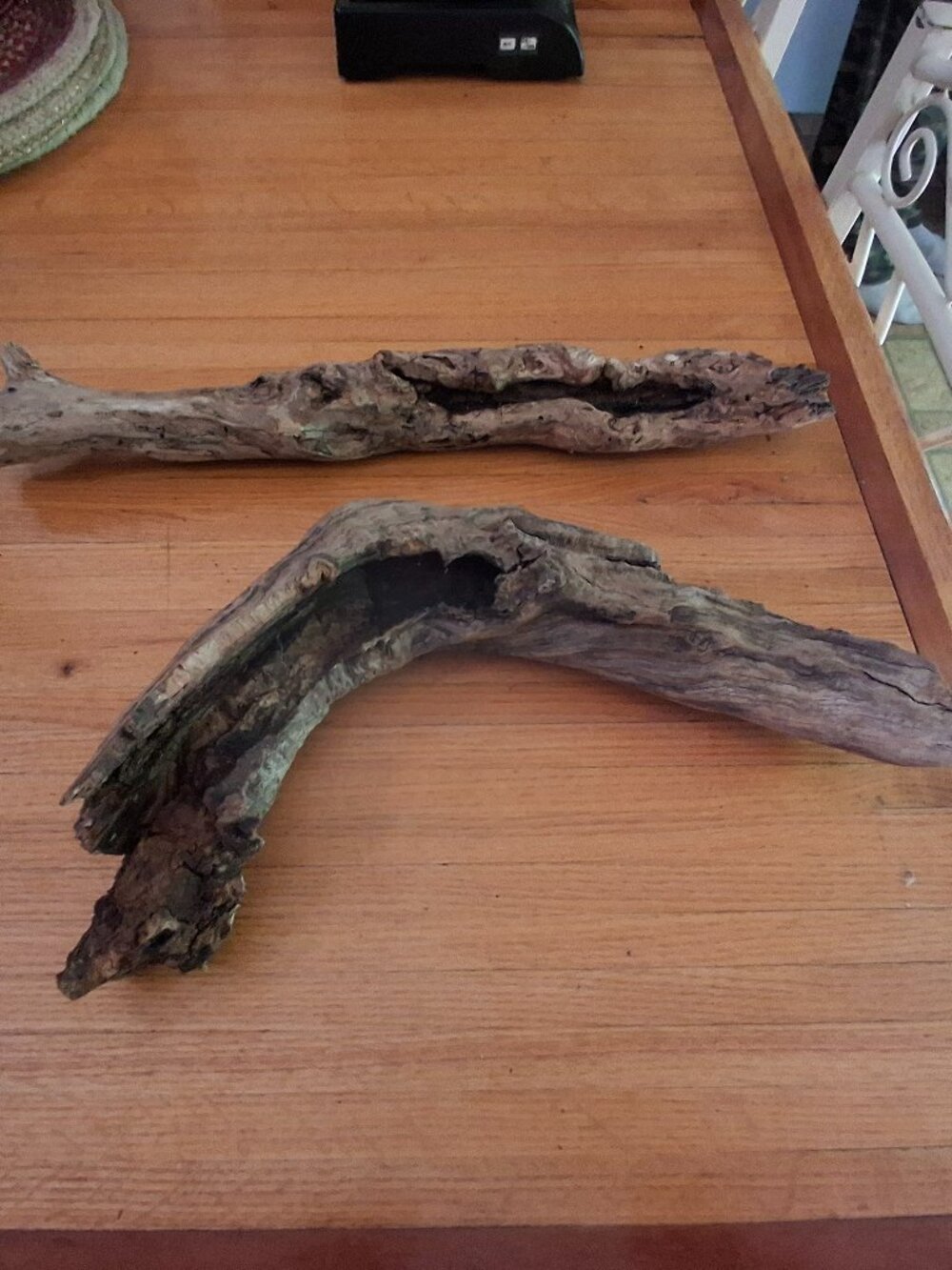 2 Cool Real Wood Drift Wood Pieces Rustic Garden Art Decor